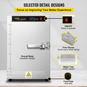 Per le norme UL testato Hot Box 16 "x 22" x 24 "attrezzatura per la ristorazione quattro padelle usa e getta da banco Pizza Empanada riscaldamento più caldo - Product Image 6