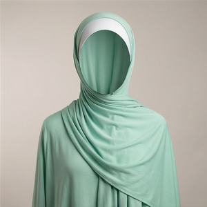 Gran Oferta: Hiyab Personalizable de Jersey de Bambú, Ligero y Transpirable, de Algodón Modal, Elástico, Liso, Suave y de Moda - Product Image 1