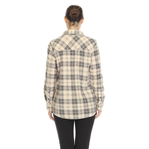 Chemise classique à manches longues pour femme – Mode intemporelle au quotidien, respirante, écologique, 100 % coton, pour femme, de BD - Product Image 2