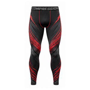 <b>Men</b> <b>Compression</b> Pants Breathable Quick Dry Sports <b>Leggings</b> High Stretch Gym Running Workout Fitness Tights Custom Supplier - Product Image 1