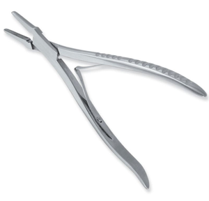 Pince professionnelle en acier inoxydable argenté pour extensions de cheveux avec dents, outils pour extensions capillaires à vendre - Product Image 2