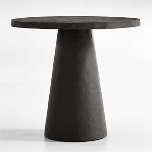Table d'appoint métallique de style transitionnel avec accent perlé et finition antique pour salon, meuble décoratif en promotion - Product Image 3