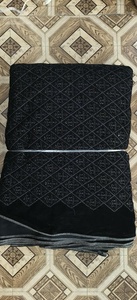 Terciopelo Intrincado con 44 Bordados, Textil 9000, Textura Suave y Delicada, Brillo Pulido, Ideal para Prendas de Diseñador Festivas - Product Image 6