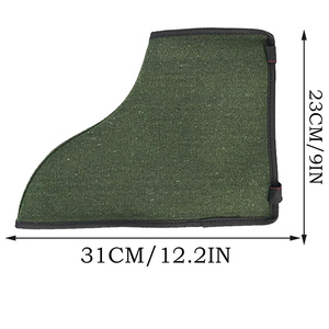 Cubrebotas de Lona para Soldadura, Resistentes al Calor/Abrasión, Retardantes de Llama, Anticorte, Ropa de Seguridad Industrial - Product Image 5