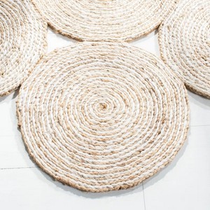 Alfombras de Yute y Algodón Tejidas a Mano, Antideslizantes, Personalizadas, Gruesas, para Sala de Estar, Ejercicio, Camping, Oración, Lavables a Máquina - Product Image 6