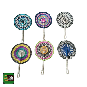 Abanico de palma tejido a mano, ecológico, ideal para fiestas en la playa y decoración de pared, hecho en Vietnam, suministro al por mayor. - Product Image 3