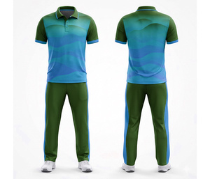 Custom Made <b>Cricket</b> Sportswear Uniform for Tournament Teams | Men Women Youth <b>Cricket</b> Wears Polo Shirt and Trouser Full Team - Product Image 4