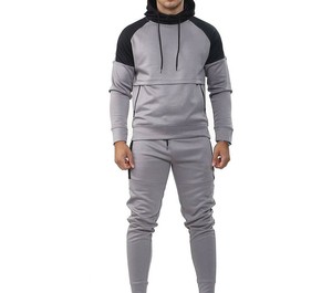 Conjunto Deportivo de 2 Piezas para Hombre, Sudadera con Capucha y Pantalones Deportivos de Algodón de Alta Calidad, Unisex, Informal, de Forro Polar para Invierno - Product Image 4