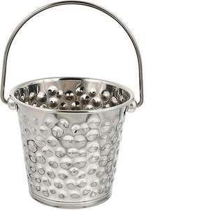 Round Copper Ice Bucket With <b>Lid</b> And Handles Durable Metal Party Cooler Glam Design ice Bucket - Product Image 2