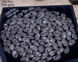 Lote de Cabujones de Larvikita Natural Pulida, Piedras Preciosas Sueltas de Varias Formas, Piedra Semipreciosa para Fabricación de Joyas, Venta al Por Mayor - Product Image 2