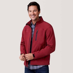 Chaqueta Cortavientos para Hombre con Cierre de Cremallera, Forro de Malla Transpirable, Ecológica, Teñida en Color Liso, con Logotipo Frontal - Product Image 2