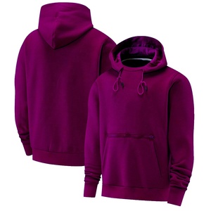 Sudaderas con capucha para hombre al por mayor de fábrica OEM, sudaderas unisex personalizadas, sudadera transpirable de gran tamaño con técnicas bordadas - Product Image 4
