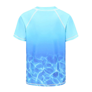 Chemises de bain pour hommes à manches courtes 50% antibactériennes respirantes à séchage rapide pour la plage et la pêche fabriquées par RAMF SPORTS - Product Image 4