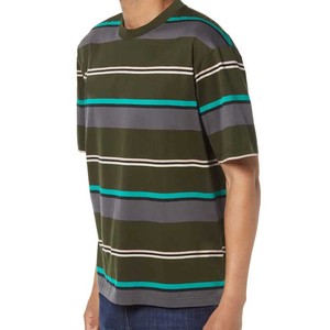 Camiseta a Rayas de Algodón 100% Premium Sublimada y Transpirable al por Mayor, Suave al Tacto, Ropa de Verano para Hombre - Product Image 6