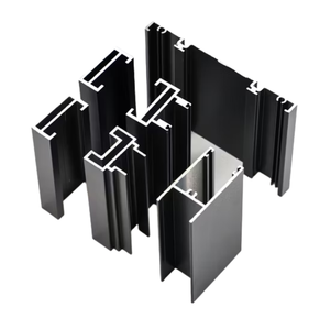 Profils carrés en alliage d'aluminium gris série 6000 pour portes, fenêtres et applications architecturales - Product Image 3