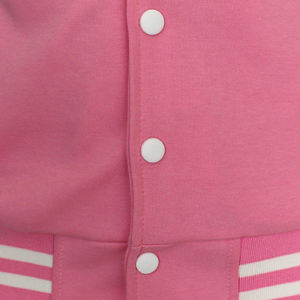 Blouson universitaire personnalisé Royal Gold-White Bomber à fermeture éclair intégrale, style vintage, en polaire, avec col en V, pour l'hiver - Product Image 5