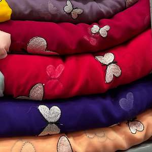 Premium Malty Embroidery Fabric Floral Polyester Georgette Mesh Lace Bridal Wedding Dress Designer Garment Fabric Export Quality - Product Image 4