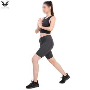 Pantalones Cortos de Compresión de Moda para Mujer, Color Gris Oscuro, Mejor Material, Más Vendidos, Cintura Alta, para Fitness y Running - Product Image 5