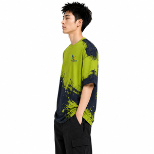 เสื้อทีมแบบกำหนดเองสำหรับผู้ใหญ่ ผ้าฝ้าย % 90 แขนสั้น คอกลม พิมพ์ลาย เสื้อยืดกีฬา ชุดยูนิฟอร์มสโมสรแข่งรถ - Product Image 4