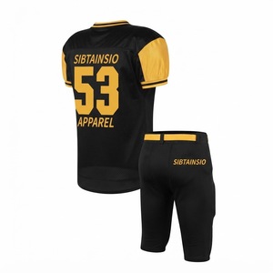 Maillot de football américain personnalisé sublimé de haute qualité avec numéro de joueur et nom d'équipe, uniforme de football américain professionnel - Product Image 4