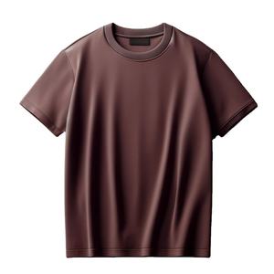 T-shirt de compression à manches longues pour homme, coupe classique, poids lourd, 100 % coton, confortable et élégant, idéal pour l'impression personnalisée - Product Image 4