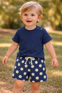 Ensemble haut et bas pour bébé garçon 100% coton, personnalisé, doux, respirant, respectueux de la peau, confortable, tenue quotidienne pour bébé - Product Image 5