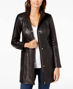 Veste en cuir de mouton véritable pour femmes veste en cuir véritable de style de dames de mode de printemps pour femmes vente en gros - Product Image 1