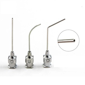 Juego de 5 piezas de instrumentos oftálmicos médicos ajustables manualmente de acero inoxidable, sonda lacrimal curva, equipo de microscopia - Product Image 1