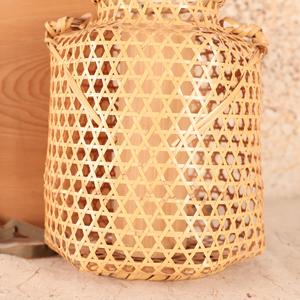 Natural Handmade <b>Bamboo</b> <b>Lantern</b> with Handle Decorative Lamp Factory Price Eco Friendly Home Lighting Supplier - Product Image 5