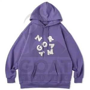 ผู้ผลิตเสื้อฮู้ดดี้ซิปเต็มตัวพิมพ์ลายพัฟฟ์ผ้าฝ้าย 100% สไตล์สตรีทแวร์ รับผลิตตามสั่งพร้อมโลโก้แบบกำหนดเอง เสื้อฮู้ดดี้พิมพ์ลายพัฟฟ์ขนาดใหญ่ - Product Image 3