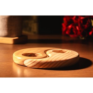 Portavelas de Madera de Alta Calidad, Circular, Ecológico, Decoración para el Hogar - Product Image 4