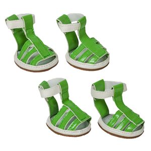 Set di 4 Sandali in PVC per Animali Domestici, Impermeabili con Fibbia di Supporto - Product Image 5