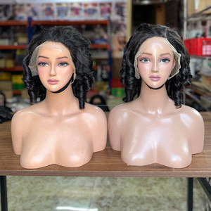 Perruques en cheveux humains vietnamiens bouclés et rebondissants, perruques Lace Front en cheveux humains vierges, sans colle, avec dentelle HD transparente, qualité supérieure - Product Image 4