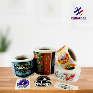 Étiquettes personnalisées de haute qualité, autocollantes, pour café, boissons énergisantes, résistantes à l'eau et à la chaleur, format et forme sur mesure - Product Image 4