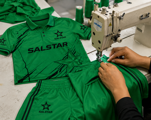 Uniforme de Cricket Verde, Elegante y Transpirable, para Mayor Comodidad, Personalizable al por Mayor, con Logotipo del Patrocinador del Equipo o Club - Product Image 5