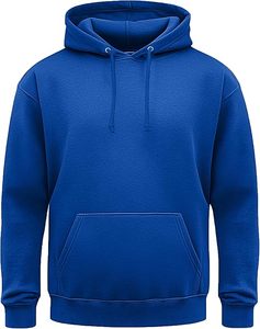 Men's <b>Purple</b> Hooded Sweatshirt Solid Color Cotton French Terry Casual Autumn Wear Pocket Design Regular Fit Knitted Long Sleeve - Product Image 3