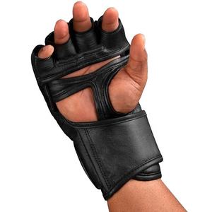 Punching Fight Training MMA Kick Boxing Sparring <b>Gloves</b> PU Material Open Palm <b>Moisture</b> Wicking Hook Loop Closure Unisex Adult - Product Image 5