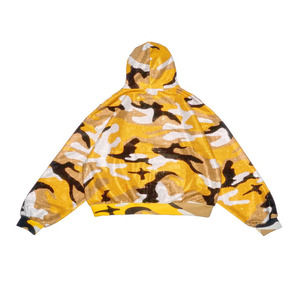 Sudadera con Capucha y Cremallera de Camuflaje Extra Grande para Hombre, Manga Larga, Tejido de Poliéster, Estilo Casual Otoñal - Product Image 3