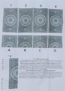 Magic Trick DR.D Marked Magician Card Deck (Set 2-<b>Red</b> Blue) | Spy Playing Cards | Mentalism | Easy Perform Guide | <b>Paper</b> | Kids - Product Image 5