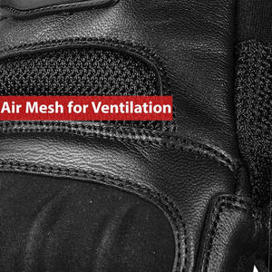 Gants de moto Samroz Sports en cuir véritable de haute qualité, respirants, écologiques, compatibles écran tactile, antidérapants, doublure en nylon, quatre saisons - Product Image 2