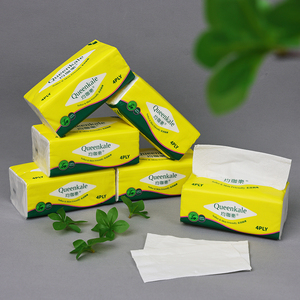 กระดาษทิชชู่สีขาวแพ็คนุ่ม3Ply บริสุทธิ์100% - Product Image 1