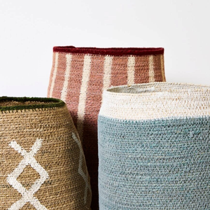 Cestas de Almacenamiento de Seagrass Tejidas a Mano, Juego de Organizadores de Yute Ecológicos, Modernos y Rústicos para Decoración del Hogar, Macetas de Interior y Guardería - Product Image 6