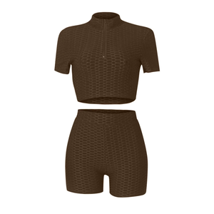 Custom LOGO 2 Pcs Suit Sports Clothes <b>Women's</b> Athletics Fitness Yoga Wear Workout Clothing Yoga Sets for <b>Woman</b> Gym - Product Image 5
