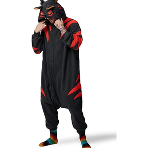 Pijama de Invierno para Mujer, de Forro Polar, con Cierre Frontal Completo, Manga Larga, Diseño de Puntos, Suave y Cómodo, Talla Grande, Precio Económico - Product Image 3