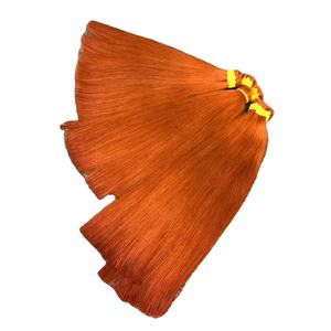Naranja 100% Virgen Remy Cutícula recta alineada Extensiones de cabello humano vietnamita Cabello vietnamita a granel - Product Image 1