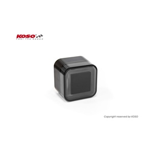 ไฟท้ายทรงลูกบาศก์ LED สีดำรมควัน KOSO สำหรับมอเตอร์ไซค์และรถจักรยานยนต์แต่ง - Product Image 1