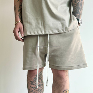 Pantalones cortos ecológicos para hombre 100% algodón orgánico estilo French Terry-Casual, holgados para actividades callejeras y deportivas - Product Image 6