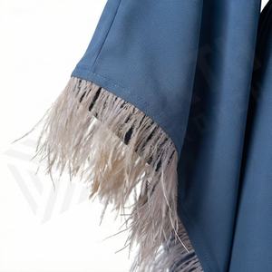 Fabricantes OEM, Nuevo Modelo de Abaya al por Mayor, Vestido Kaftán Musulmán Abierto y Holgado para Mujer, Ropa Modesta de Alta Calidad - Product Image 5