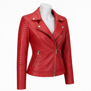 Chaqueta de Cuero para Mujer Diseñada para la Versatilidad Diaria con Material Resistente, Cómoda de Usar y una Silueta Moderna - Product Image 5