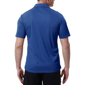 Chemises personnalisées imprimées pour hommes, manches courtes, séchage rapide, pour le golf et les sports de plein air, avec poche, légères, respirantes et anti-humidité - Product Image 3